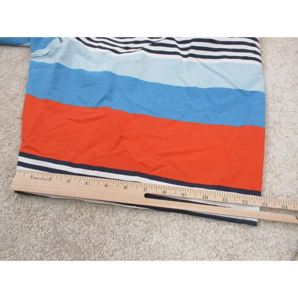 Patagonia Wavefarer Board Shorts Mens 40 Blue Orange Striped Swim Trunks 19